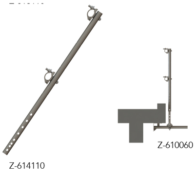 Guardrail post screw mounts MATO TOBLER İSKELE VE KALIP A.Ş.