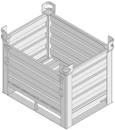 Steel box with flap MATO TOBLER İSKELE VE KALIP A.Ş.