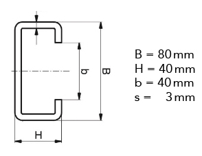 Steel C-profile MATO TOBLER İSKELE VE KALIP A.Ş.
