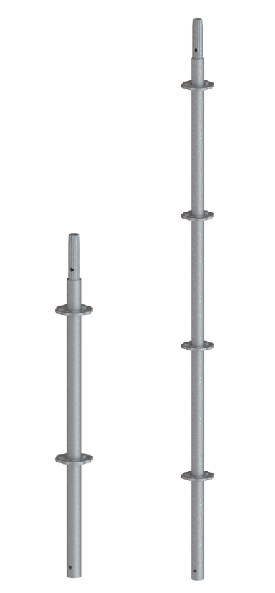Vertical standards made of aluminium Tobler AG