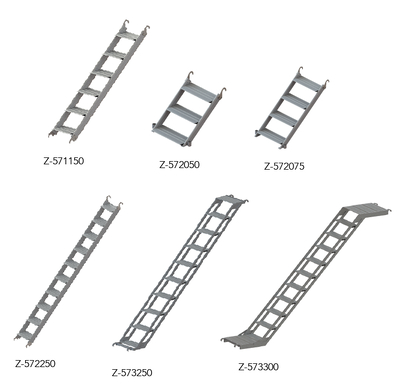 Aluminium stairs with stringer Tobler AG